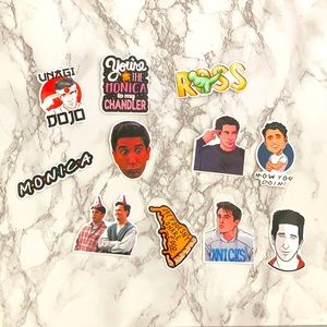Monica sticker + 10 stickers